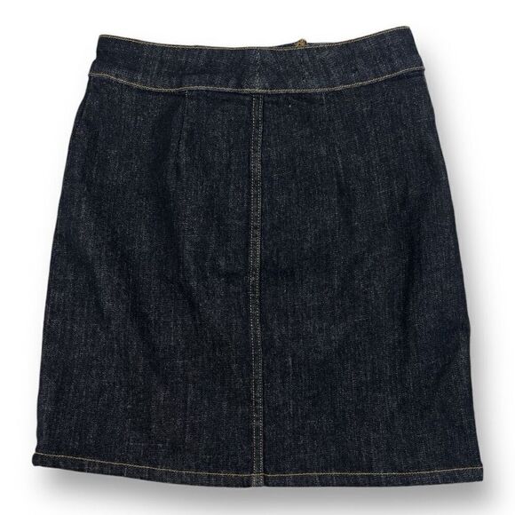 Bldwn Denim Jean Dark Blue Mini Skirt Size Extra Small - Picture 4 of 6